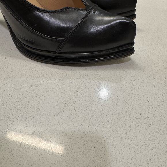 CNC Costume National Women's Black Leather Shoes Size 40, women’s 9.5 - Picture 13 of 14